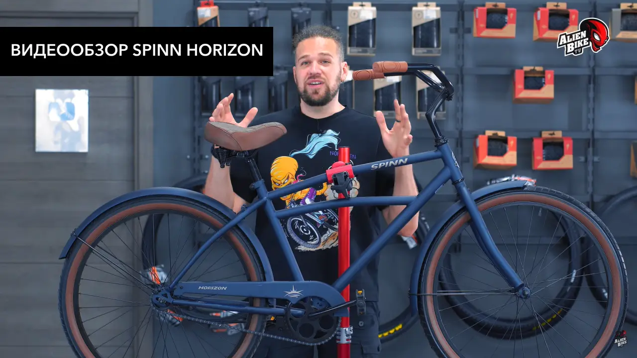 Смотреть видеообзор Велосипед круизер Spinn Horizon 1-speed Olive