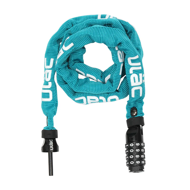 Велосипедный замок Ulac 52nd Street Steel Chain Lock Combo Teal
