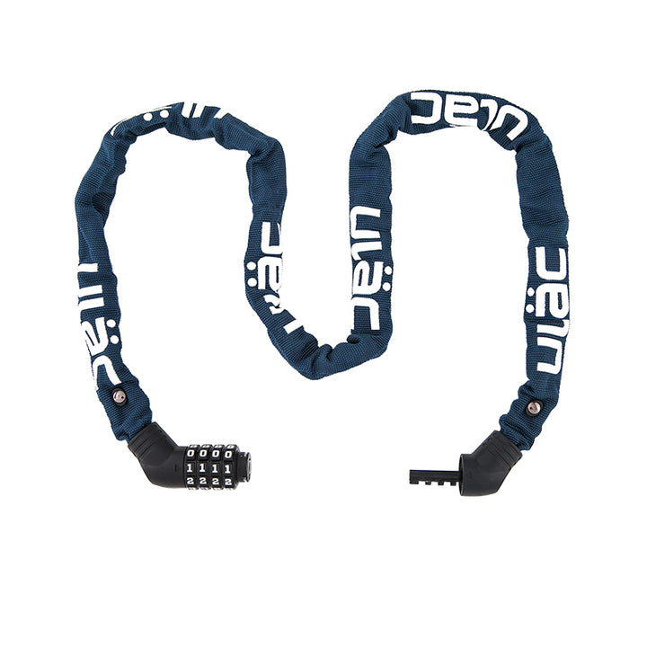 Велосипедный замок Ulac Street Fighter Steel Chain Lock Combo Navy
