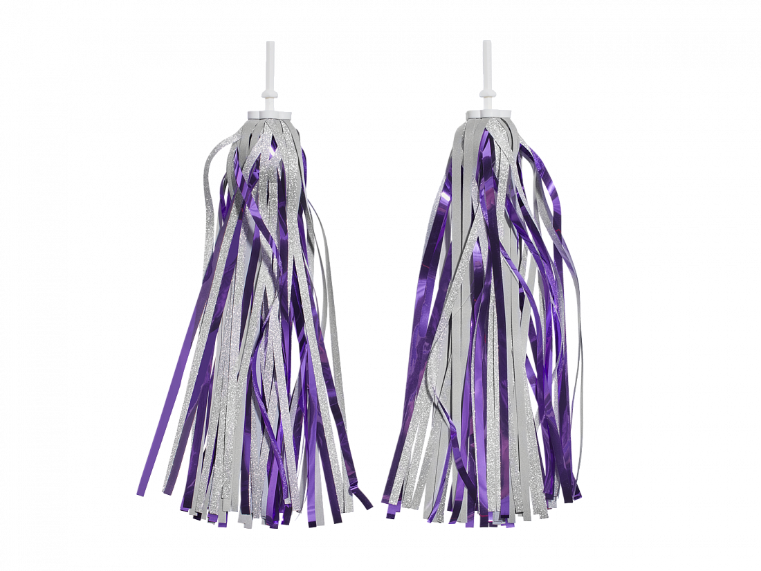 Ленты на руль Electra Handlebar Streamers Reflective Purple
