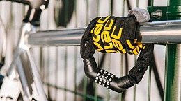 Велосипедный замок Ulac Street Fighter Steel Chain Lock Combo Bumblebee