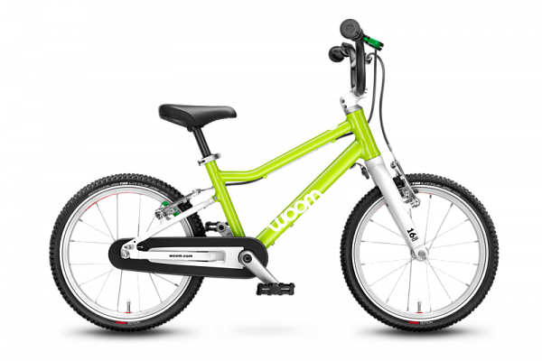 Детский велосипед Woom original 3 G lizard lime 16