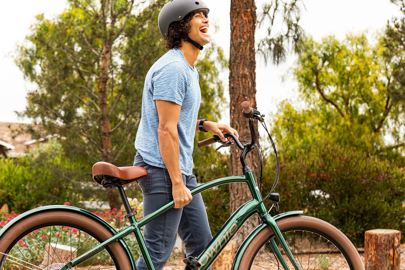 Электровелосипед Electra Townie GO! 7D EQ Step Over Evergreen Metallic