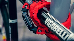 Велосипедный замок Ulac 52nd Street Steel Chain Lock Combo Bumblebee