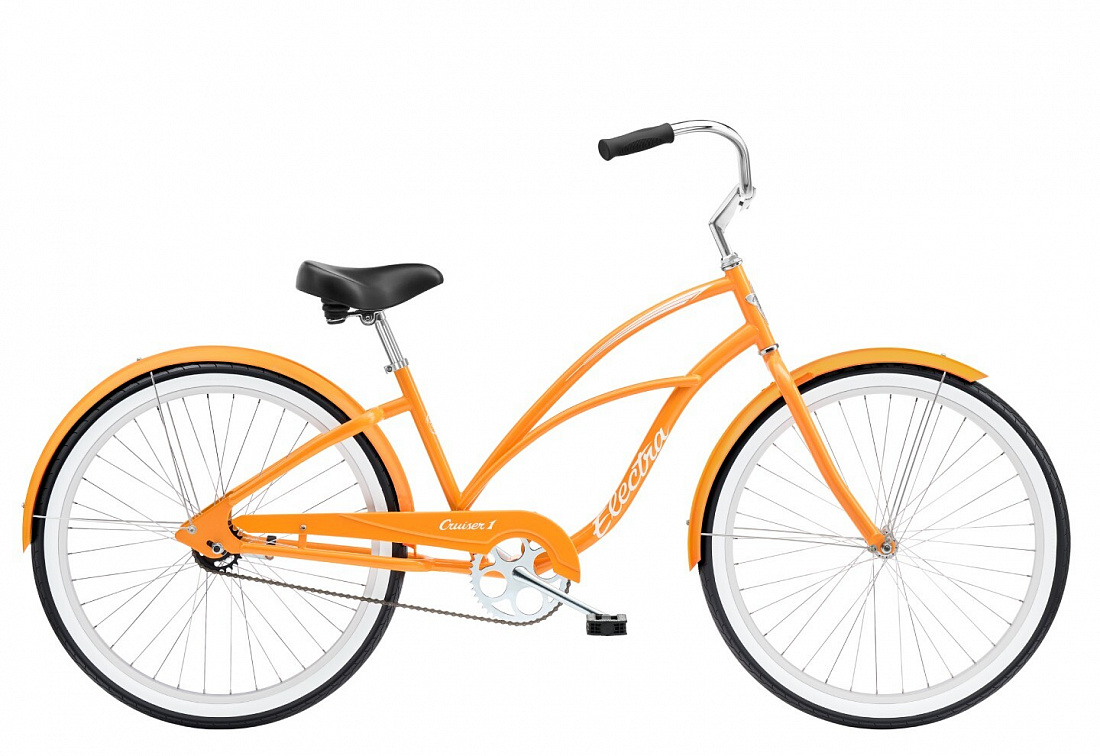 Велосипед Electra Cruiser 1 Step Thru Orange (Garage Vintage)