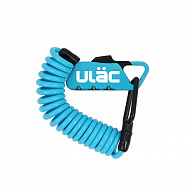 Велосипедный замок Ulac Piccadilly Carabiner Cable Combo Lock Sky Blue