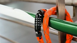 Замок велосипедный ULAC 52nd STREET NUVO Orange