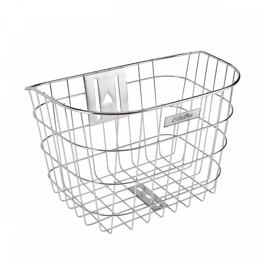 Корзина для велосипеда Electra Stainless Wire Headset Mount Front Basket Silver
