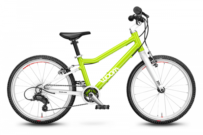 Детский велосипед Woom original 4 G lizard lime 20”